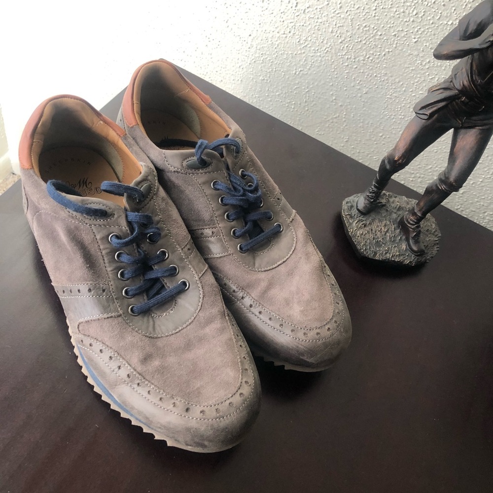 Johnston and Murphy’s 1850 distress sneakers